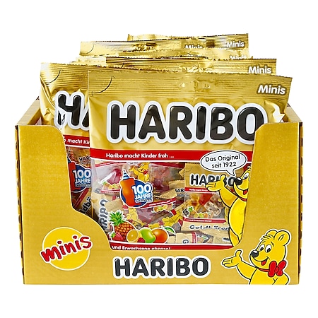Haribo Goldbären Minis 250 g, 20er Pack - Bild 1