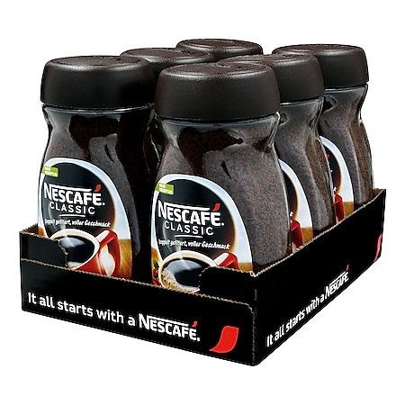 Nestle Nescafe Classic 200 g, 6er Pack - Bild 1