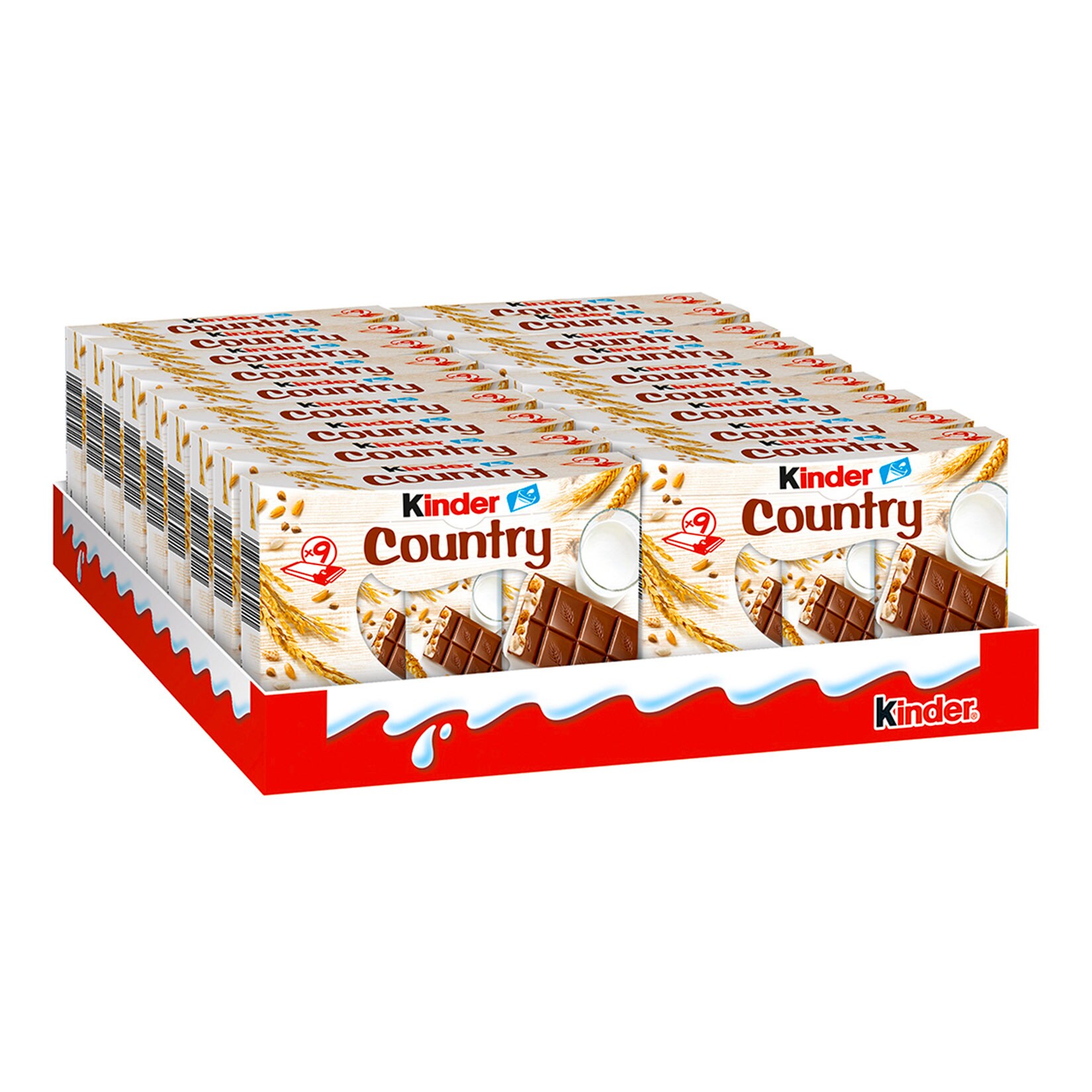 Kinder Country 211,5 g, 18er Pack | 04008400260907