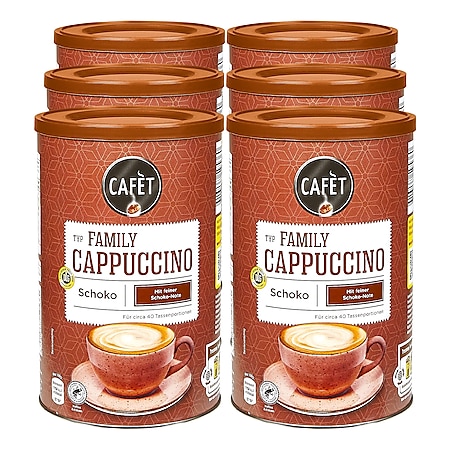 Cafet Cappuccino Schoko 500 g, 6er Pack - Bild 1