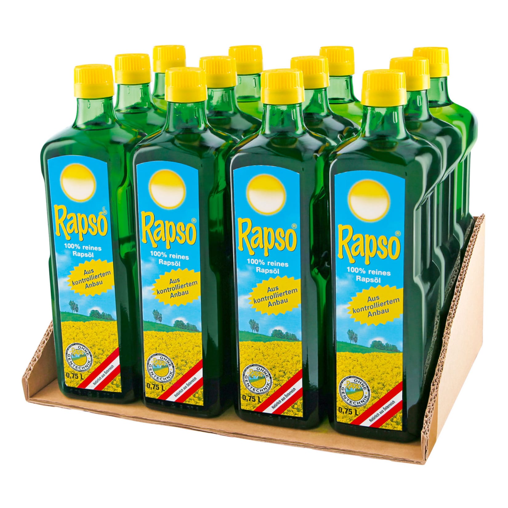Rapso Raps&ouml;l 750 ml, 12er Pack - Bild 1