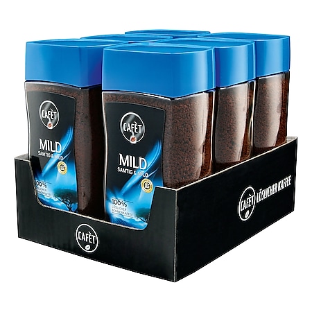 Cafet Instantkaffee Mild 200 g, 6er Pack - Bild 1