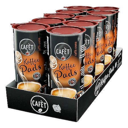 Cafet Crema Pads 144 g, 10er Pack - Bild 1
