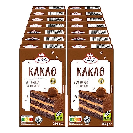 Backfee Kakao 250 g, 14er Pack - Bild 1