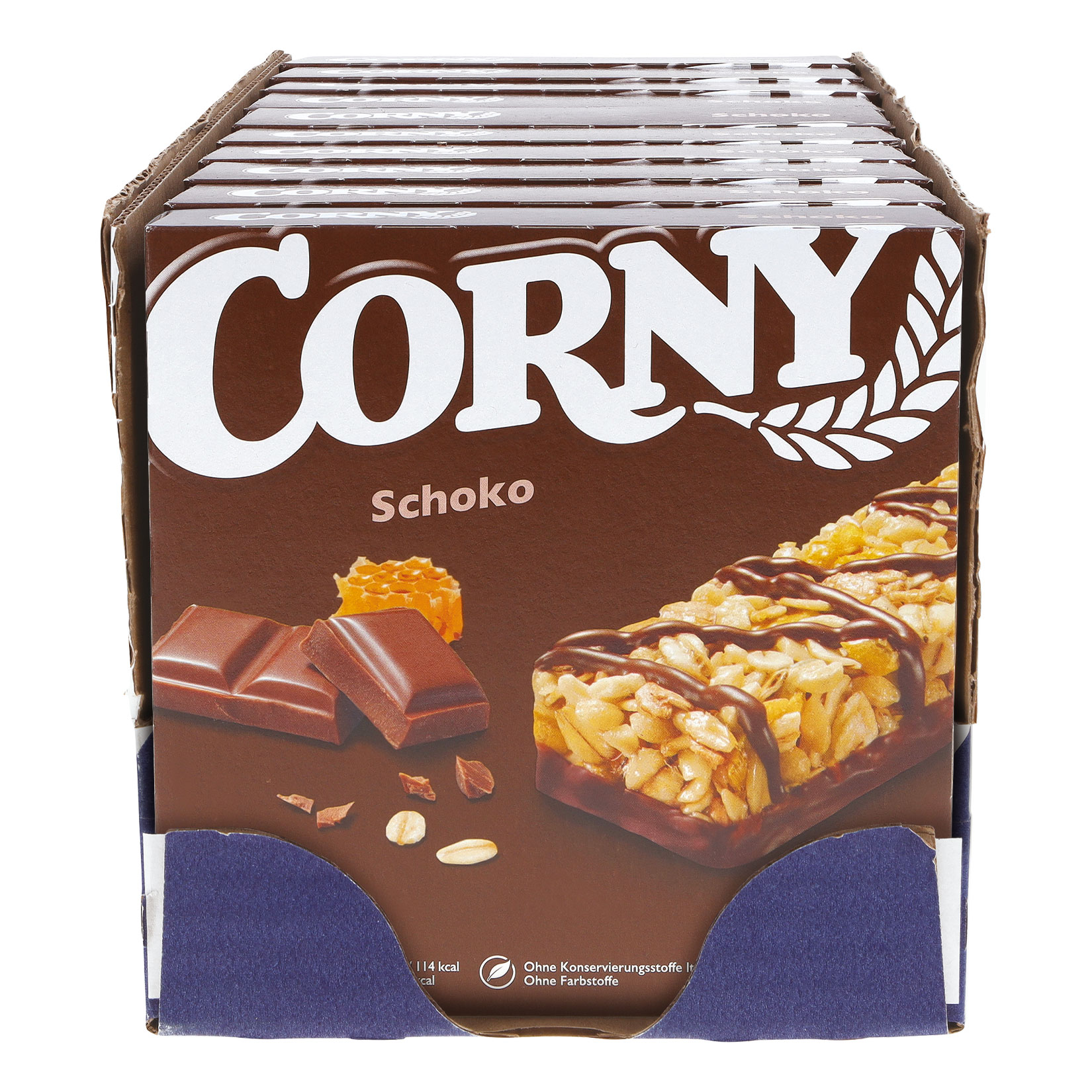 Corny M&uuml;sliriegel Schoko 150 g, 10er Pack - Bild 1
