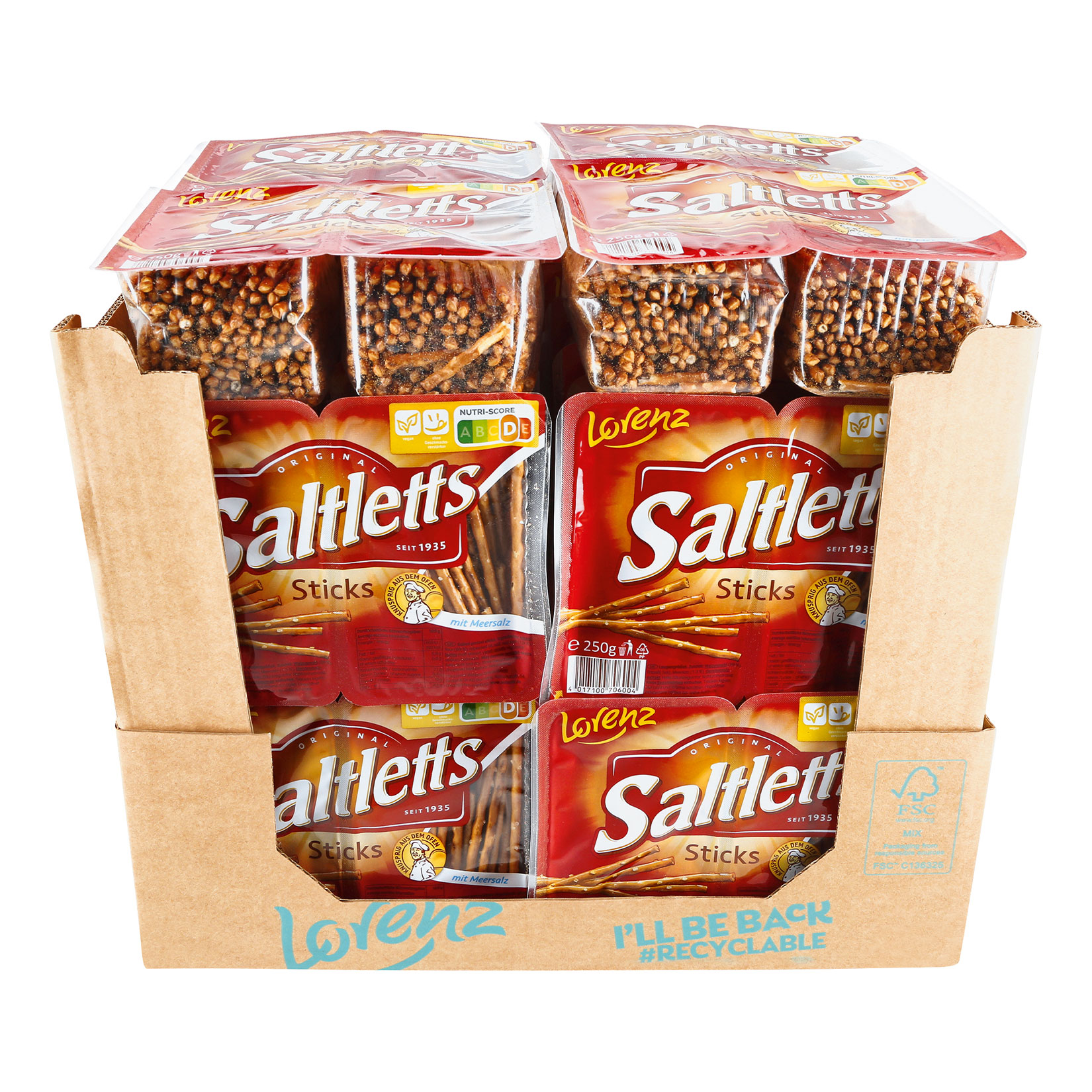 Lorenz Saltletts Sticks 250 g, 24er Pack - Bild 1
