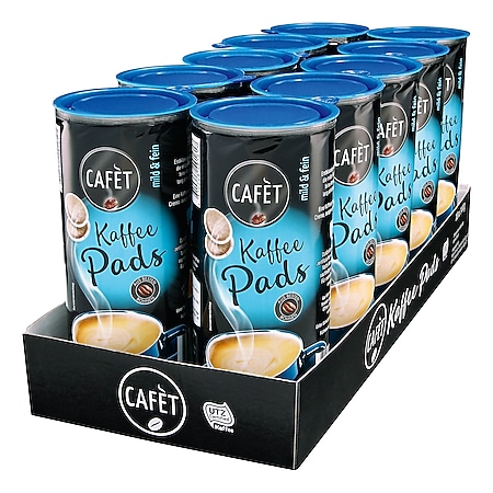 Cafet Mild & Fein Pads 144 g, 10er Pack - Bild 1