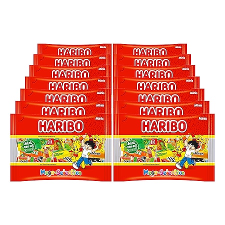 Haribo Mega Selection 425 g, 14er Pack - Bild 1