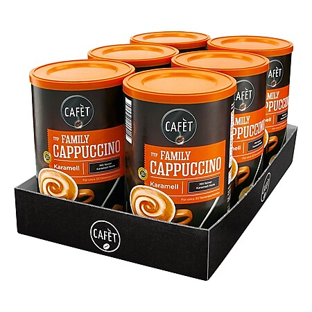 Cafet Cappuccino Caramel 500 g, 6er Pack - Bild 1