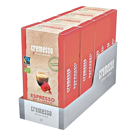 Cremesso Espresso Bio Classico Kaffee 16 Kapseln 96 g, 4er Pack - Bild 1