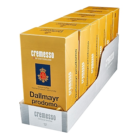 Cremesso Dallmayr Prodomo Kaffee 16 Kapseln 91 g, 6er Pack - Bild 1