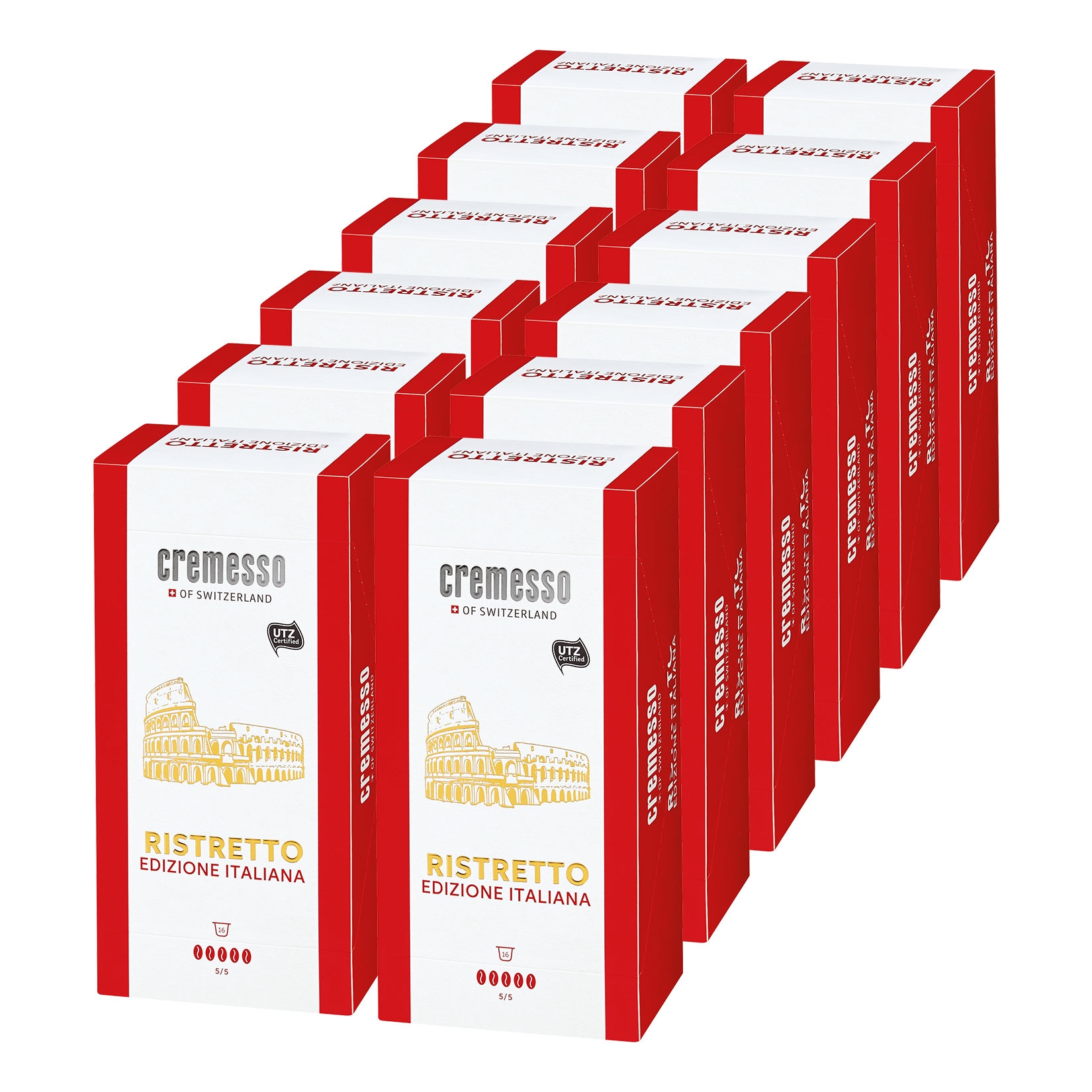 Cremesso Edizione Italiana Ristretto 16 Kapseln 96 g, 12er Pack - Bild 1