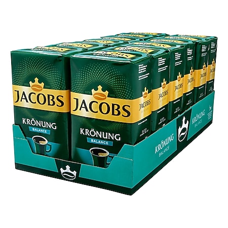 Jacobs Kaffee Krönung Balance 500 g, 12er Pack - Bild 1