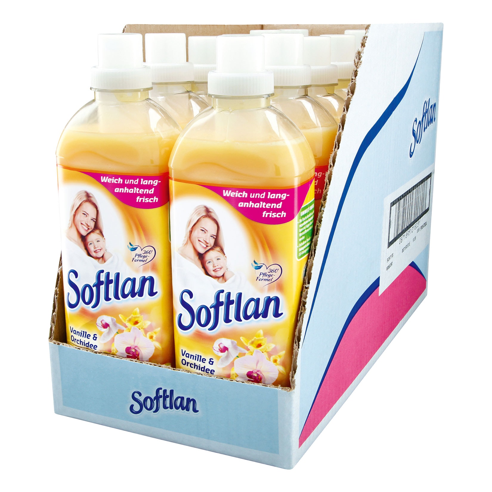 Softlan Weichsp&uuml;ler Vanille/Orchidee 1 Liter, 12er Pack - Bild 1