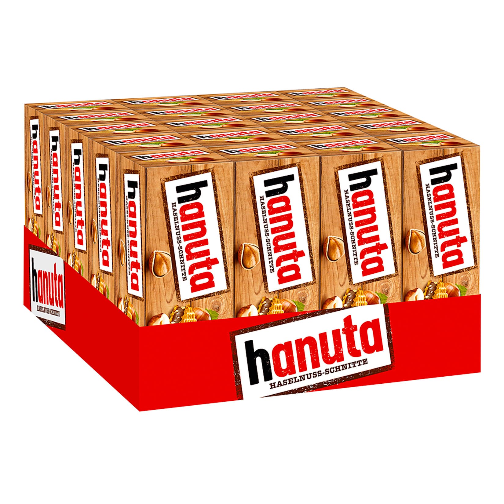Ferrero Hanuta 10 Haselnussschnitten 220 g, 20er Pack - Bild 1