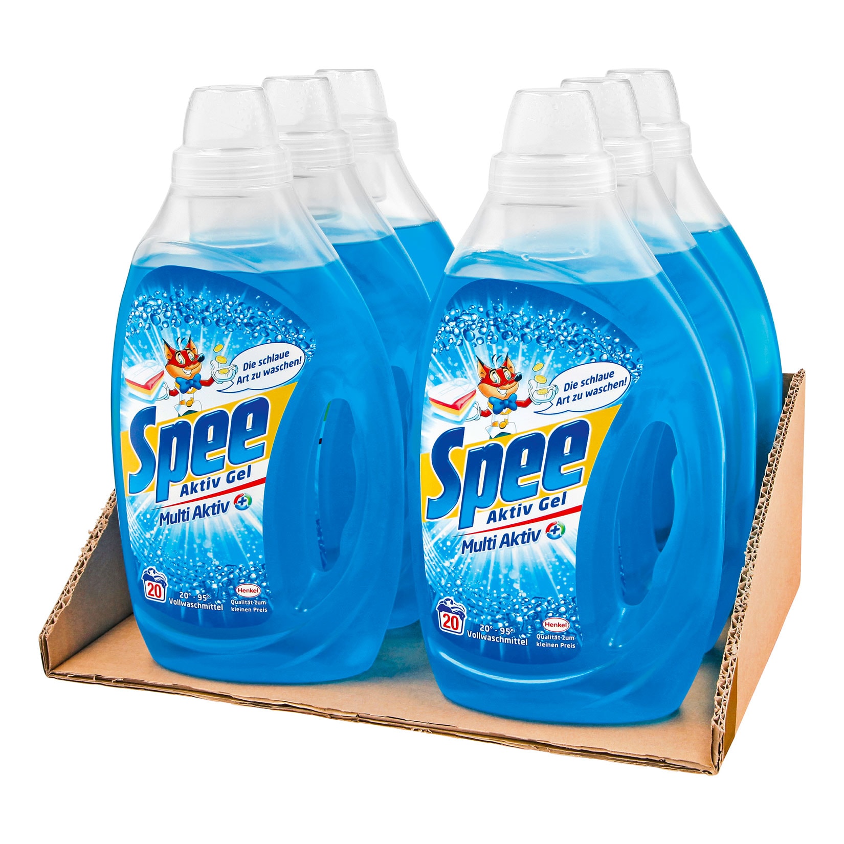 Spee Vollwaschmittel Aktiv Gel 20 WL, 6er Pack - Bild 1