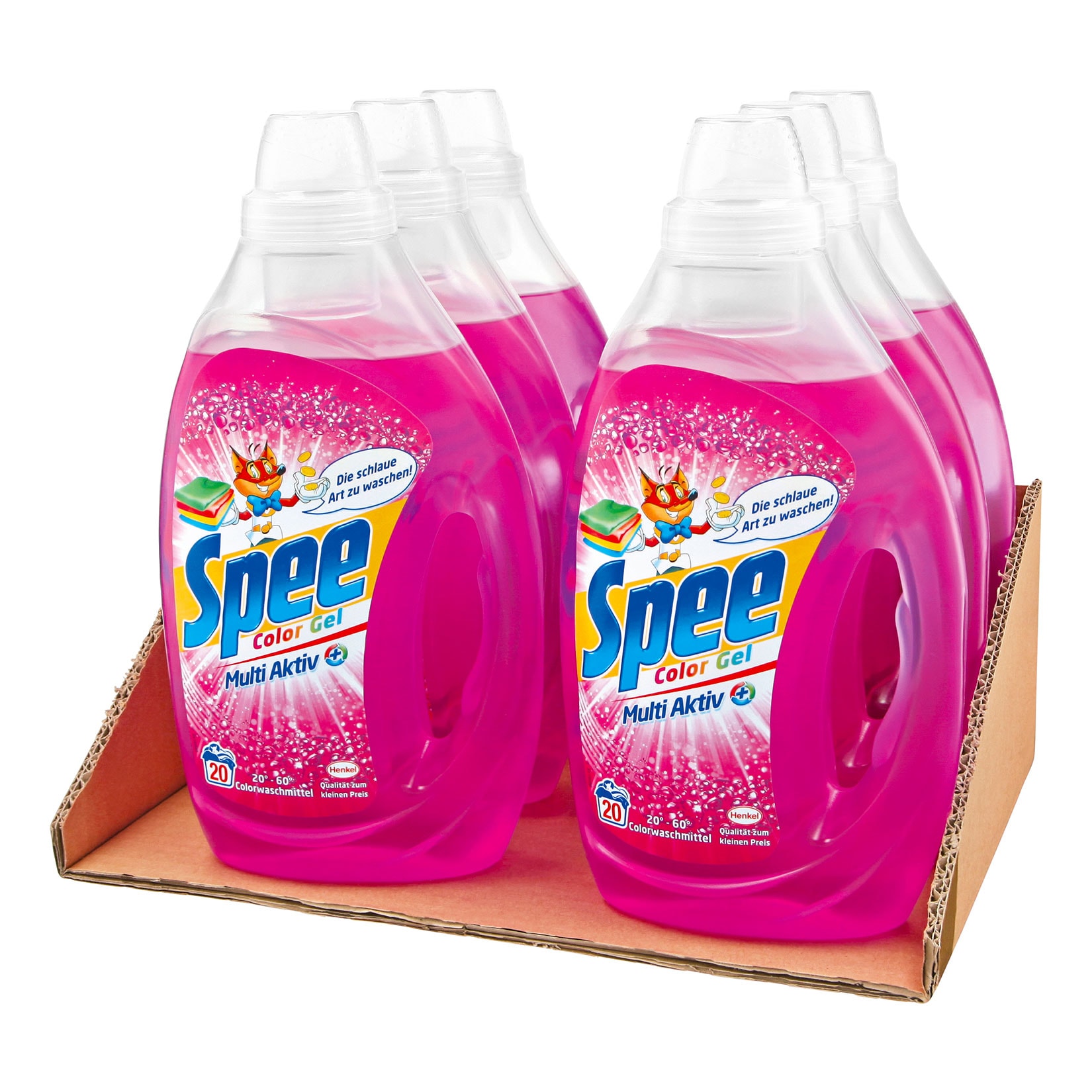 Spee Colorwaschmittel Gel 20 WL, 6er Pack - Bild 1