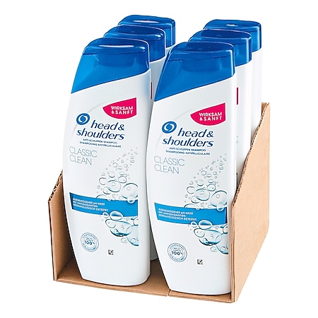 Head & Shoulders Shampoo Classic Clean 300 ml, 6er Pack - Bild 1