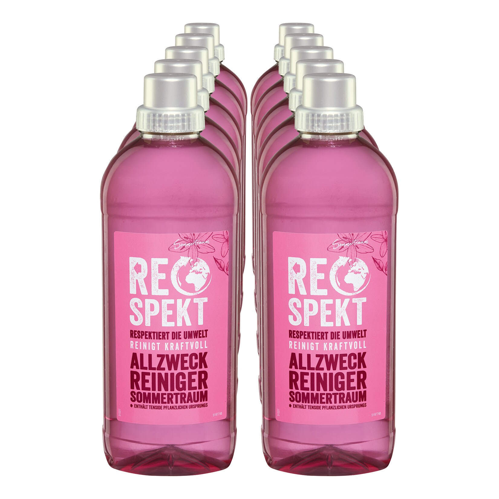 Respekt Allzweckreiniger Sommertraum 1 Liter, 10er Pack - Bild 1