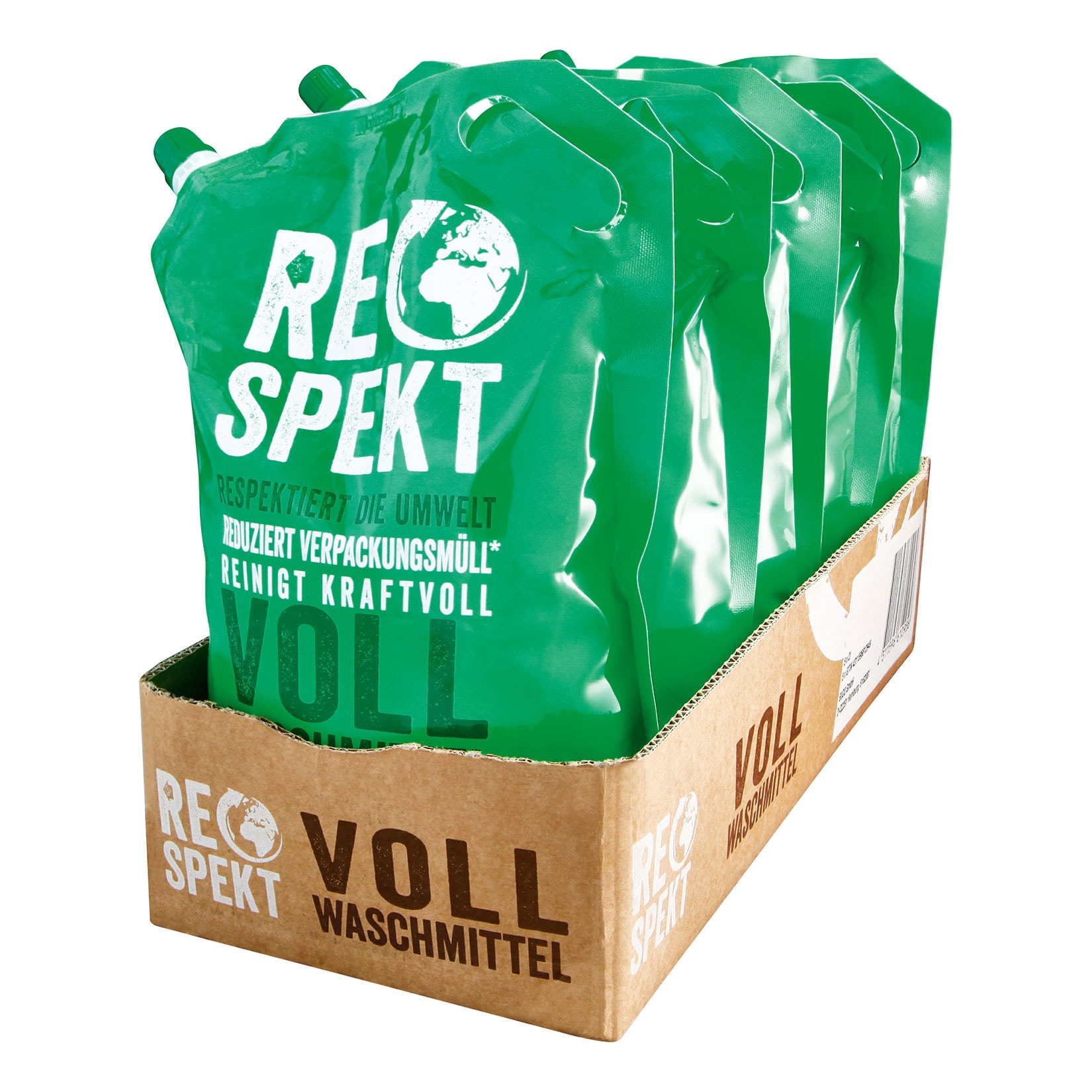 Respekt Vollwaschmittel 30 WL, 5er Pack - Bild 1