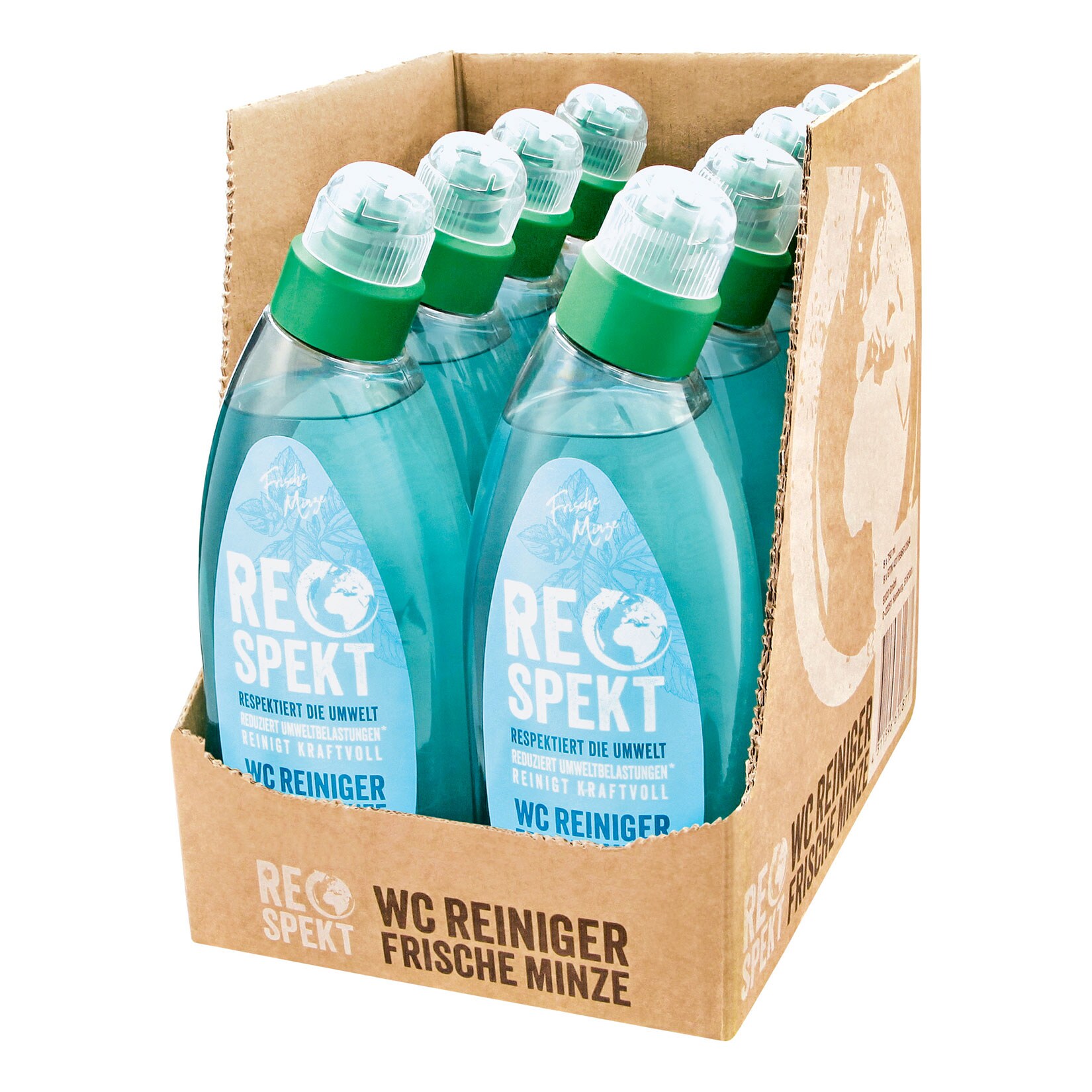 Respekt WC-Reiniger 750 ml, 8er Pack - Bild 1