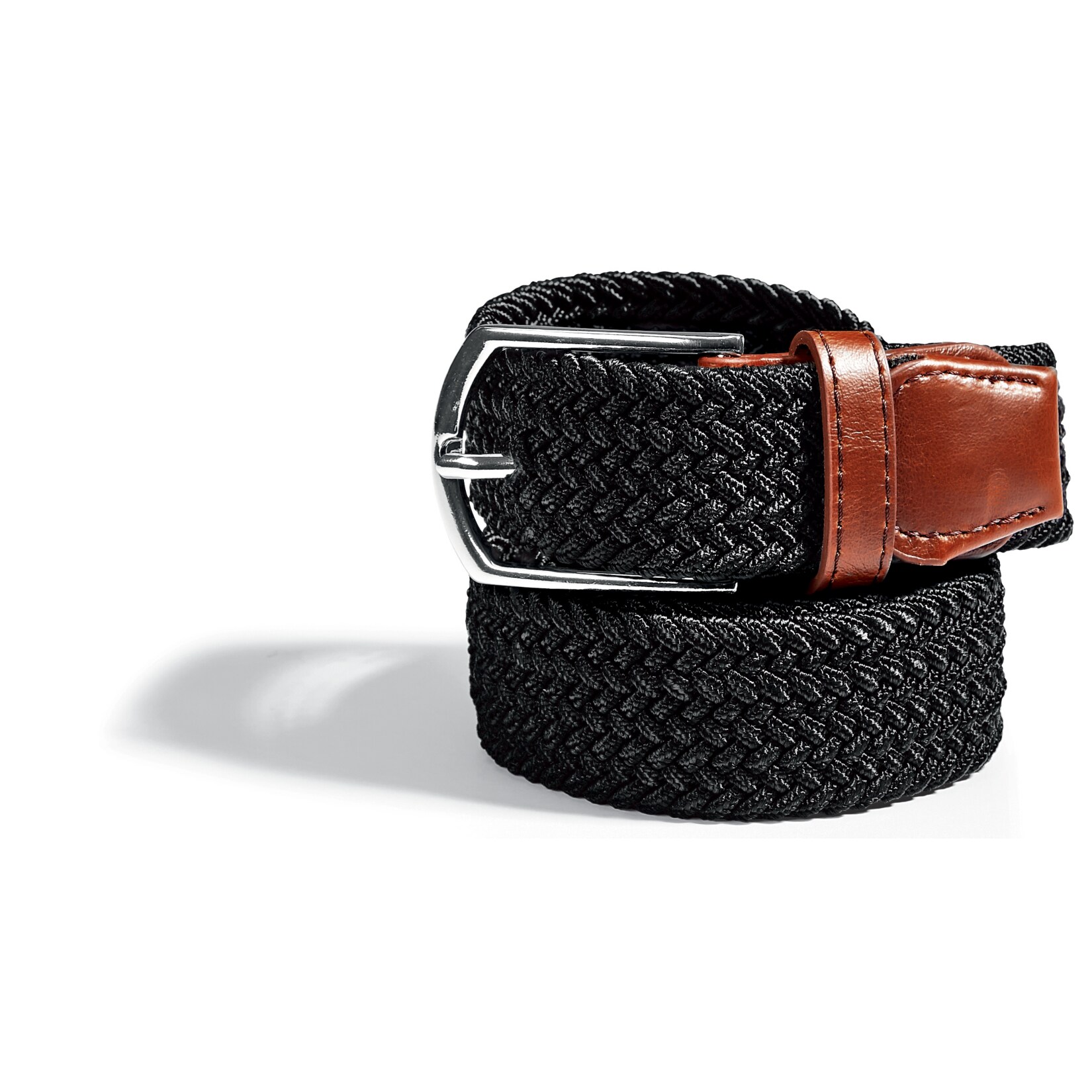 SoC Damen und Herren Strechg&uuml;rtel - 105 cm - schwarz - versch. L&auml;ngen und Farben - Bild 1