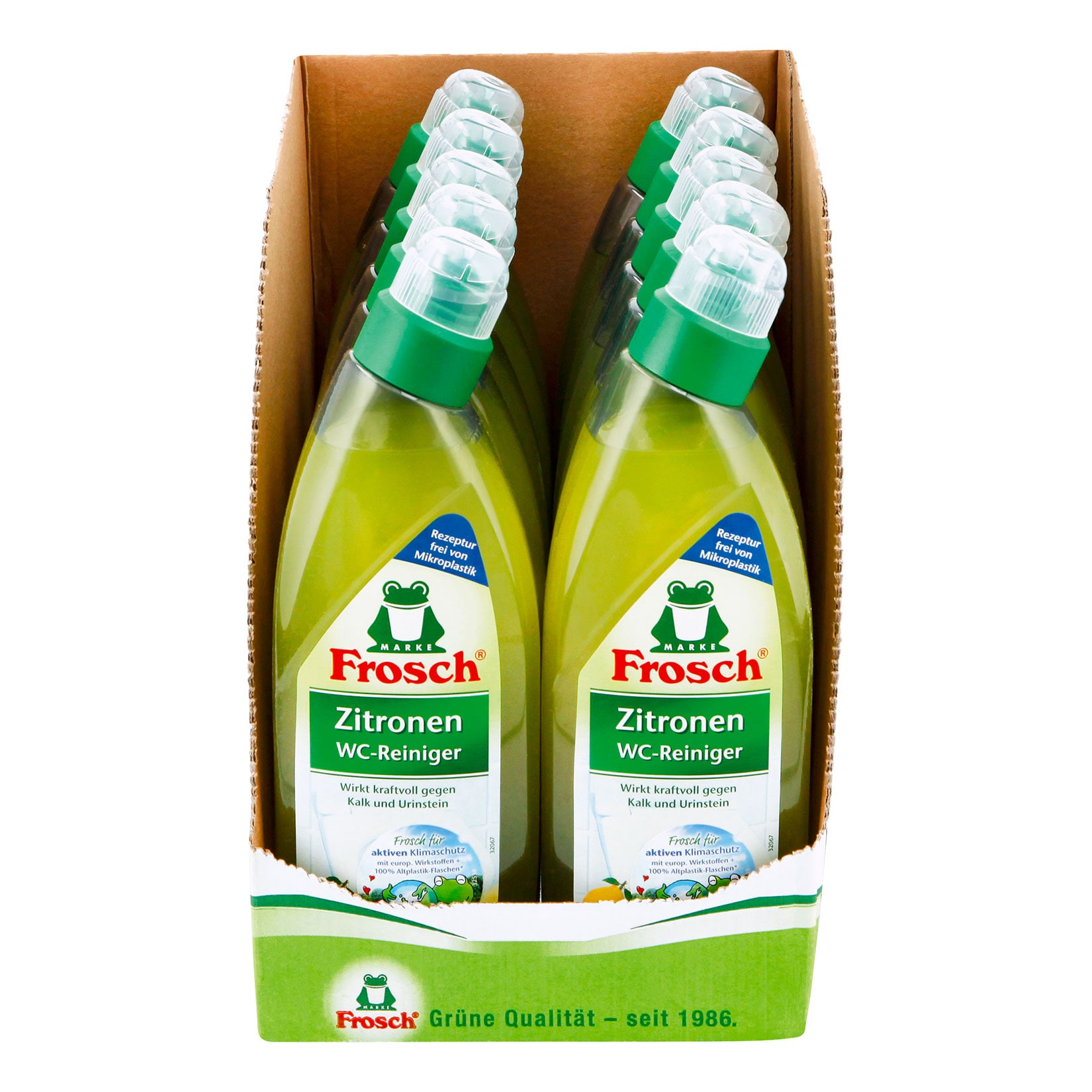 Frosch WC-Reiniger Zitrone 750 ml, 10er Pack - Bild 1