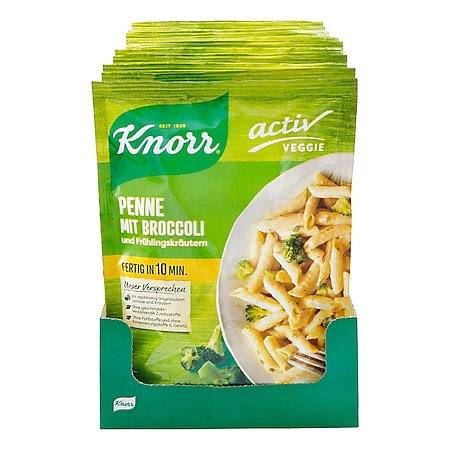Knorr Veggie Penne mit Broccoli 146 g, 10er Pack - Bild 1