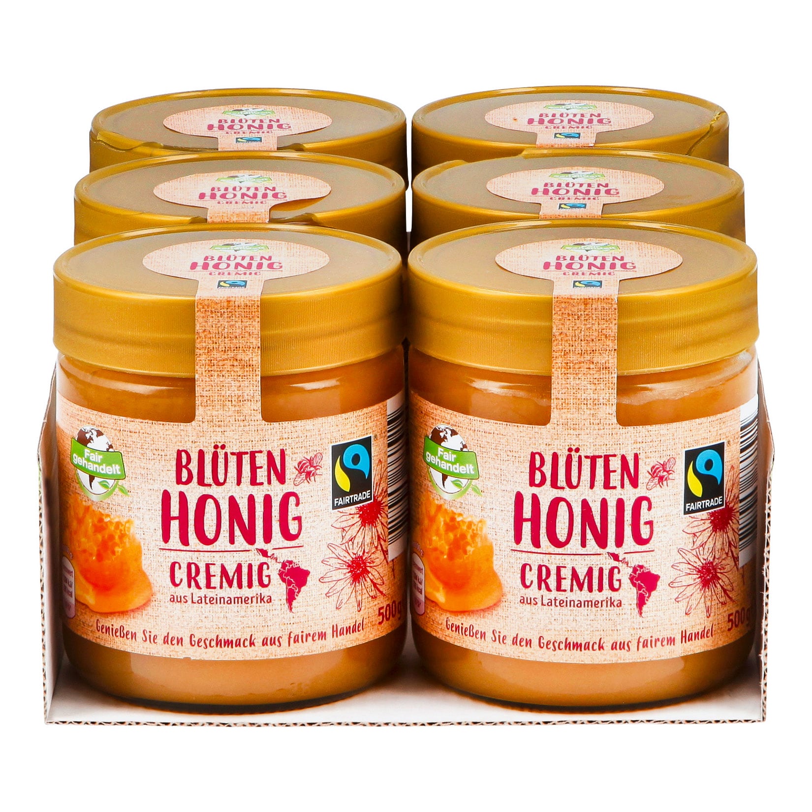 Fairtrade Honig 500 g, 6er Pack - Bild 1