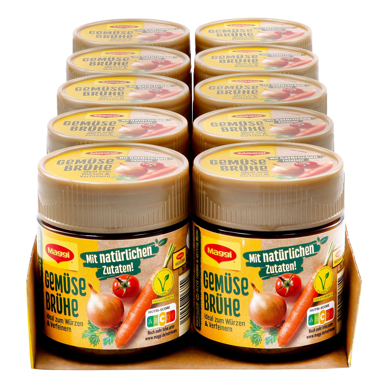 Maggi Gem&uuml;sebr&uuml;he ergibt 7 Liter, 10er Pack - Bild 1