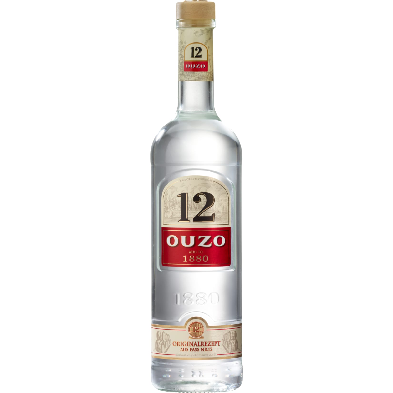 12 Ouzo 38,0 % vol 0,7 Liter - Bild 1
