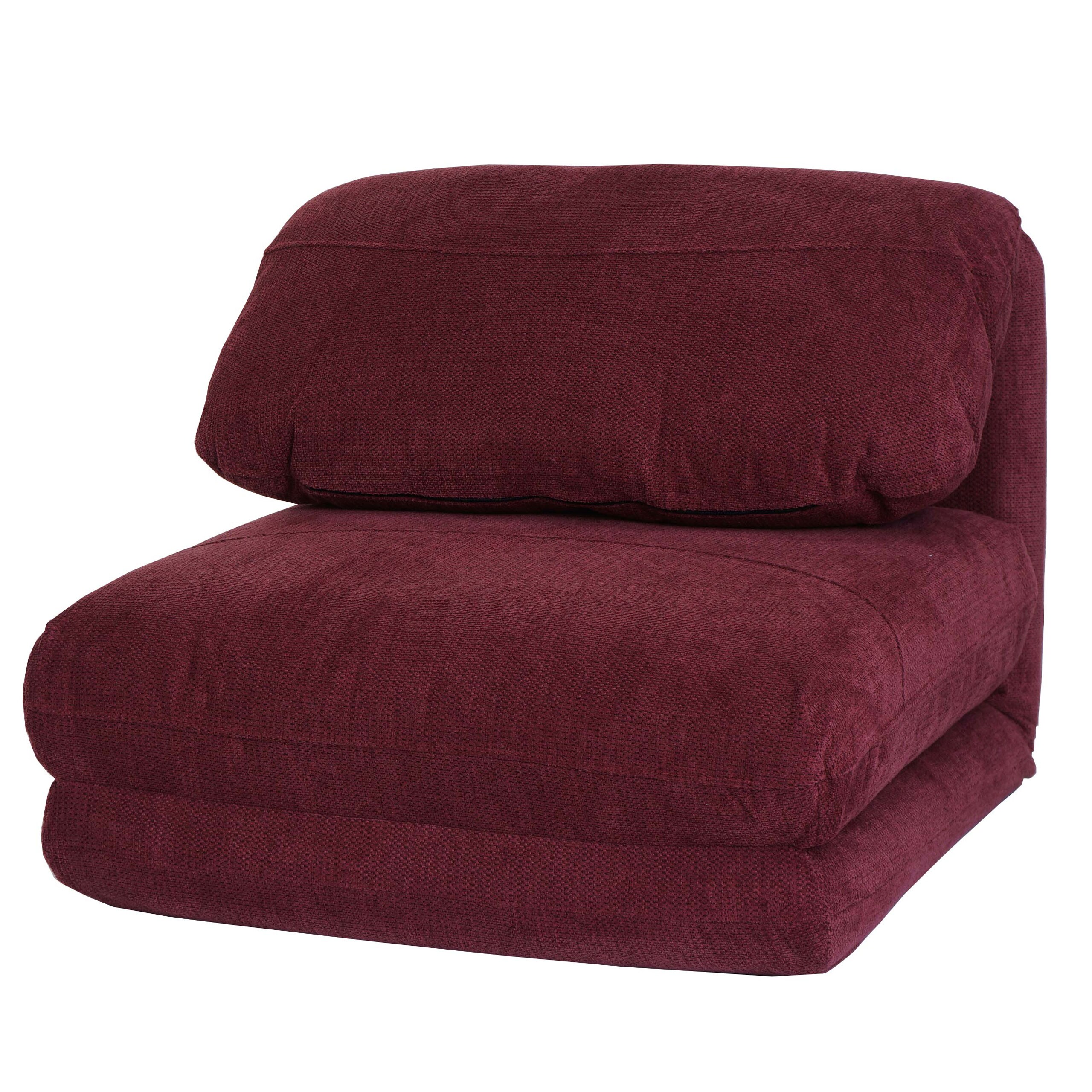 Schlafsessel MCW-E68, Schlafsofa Funktionssessel Klappsessel Relaxsessel, Stoff/Textil ~ bordeaux - Bild 1