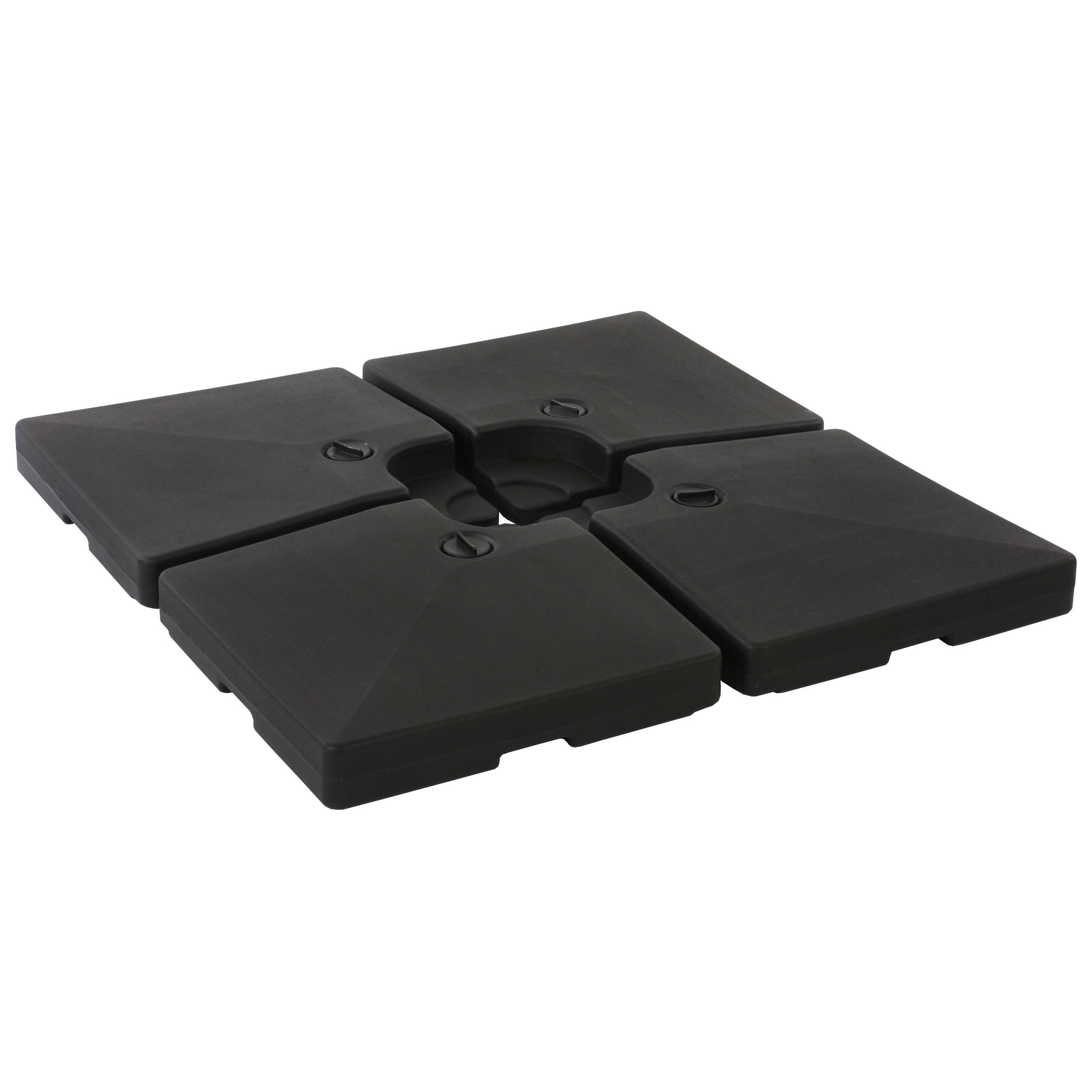 Sonnenschirmst&auml;nder MCW-F79, Ampelschirmst&auml;nder Marktschirmst&auml;nder f&uuml;r Bodenkreuz, bef&uuml;llbar 124kg - Bild 1