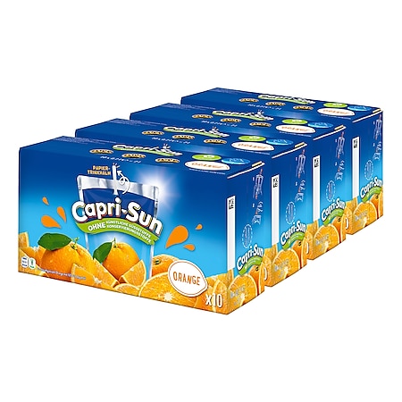 Capri Sun Orange 10 x 0,2 Liter, 4er Pack - Bild 1