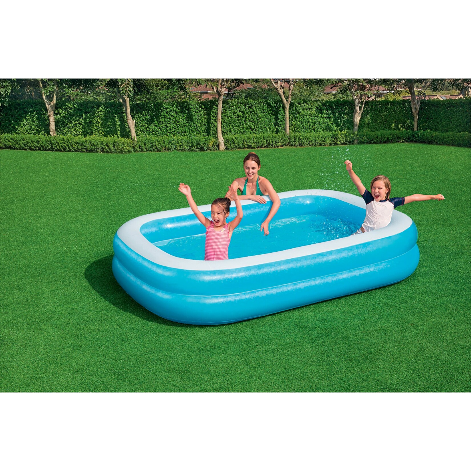 Bestway Family Pool, ca. 262 x 175 x 51 cm - Bild 1