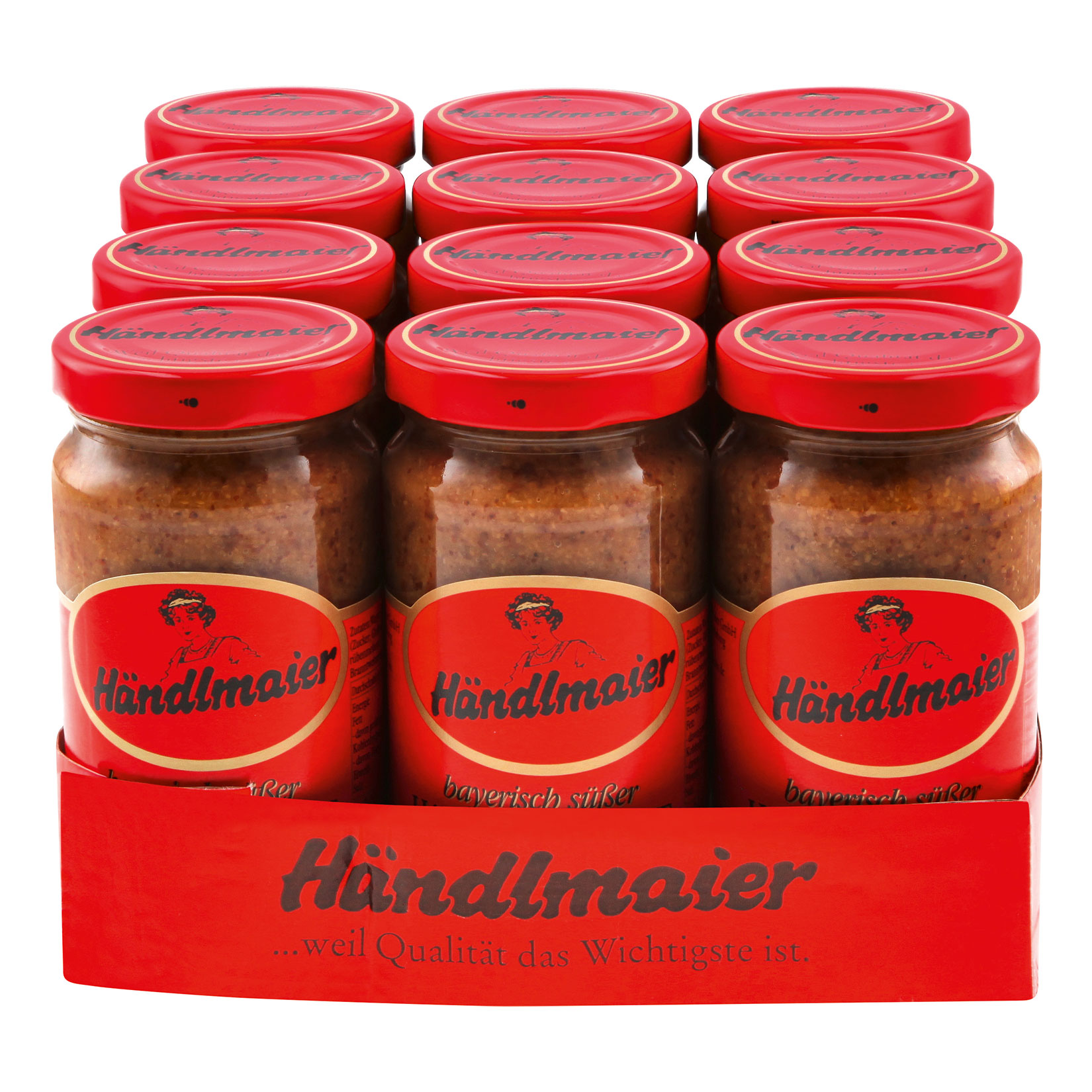 Händlmaier Süßer Hausmachersenf 200 ml, 12er Pack