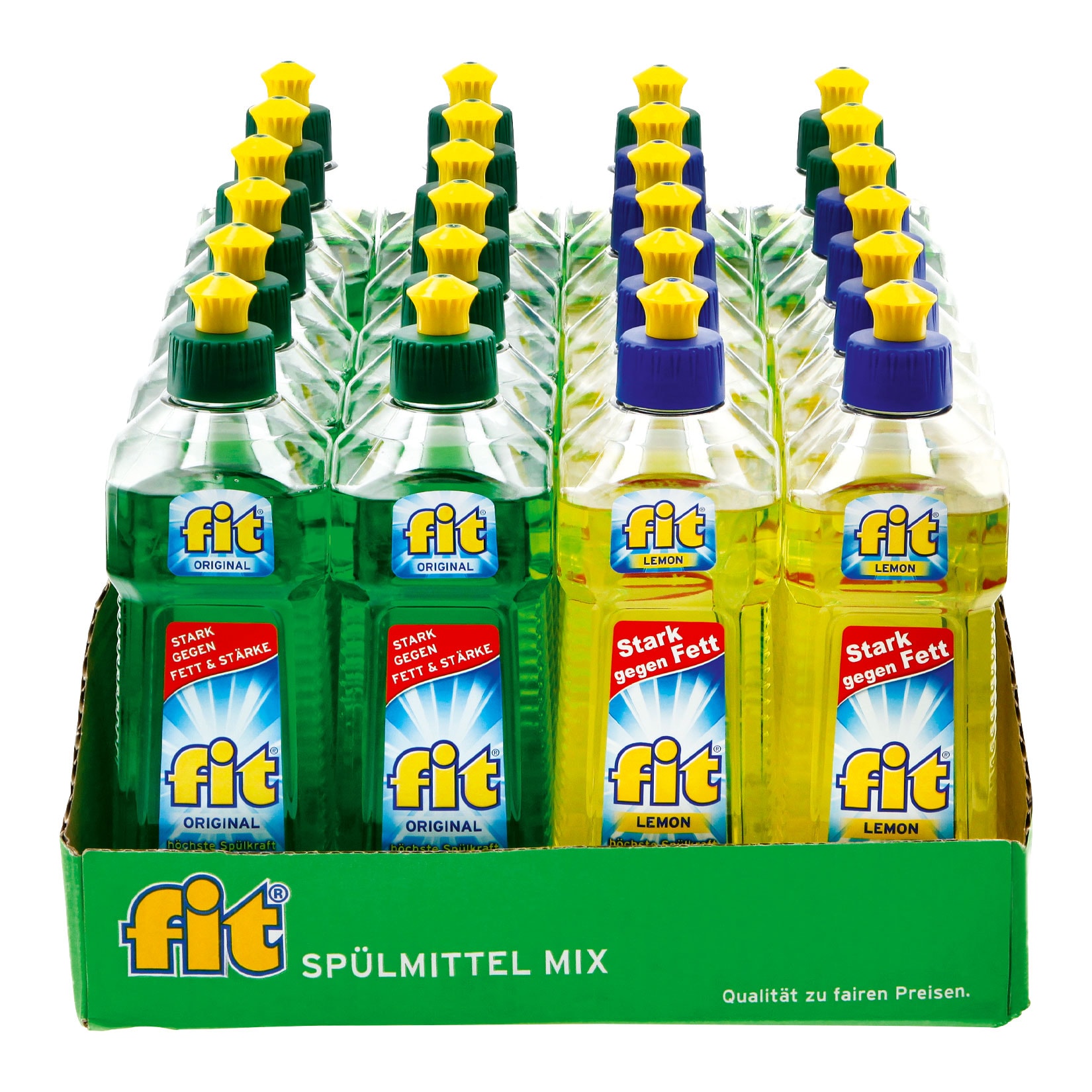 Fit Sp&uuml;lmittel 500 ml, verschiedene Sorten, 24er Pack - Bild 1