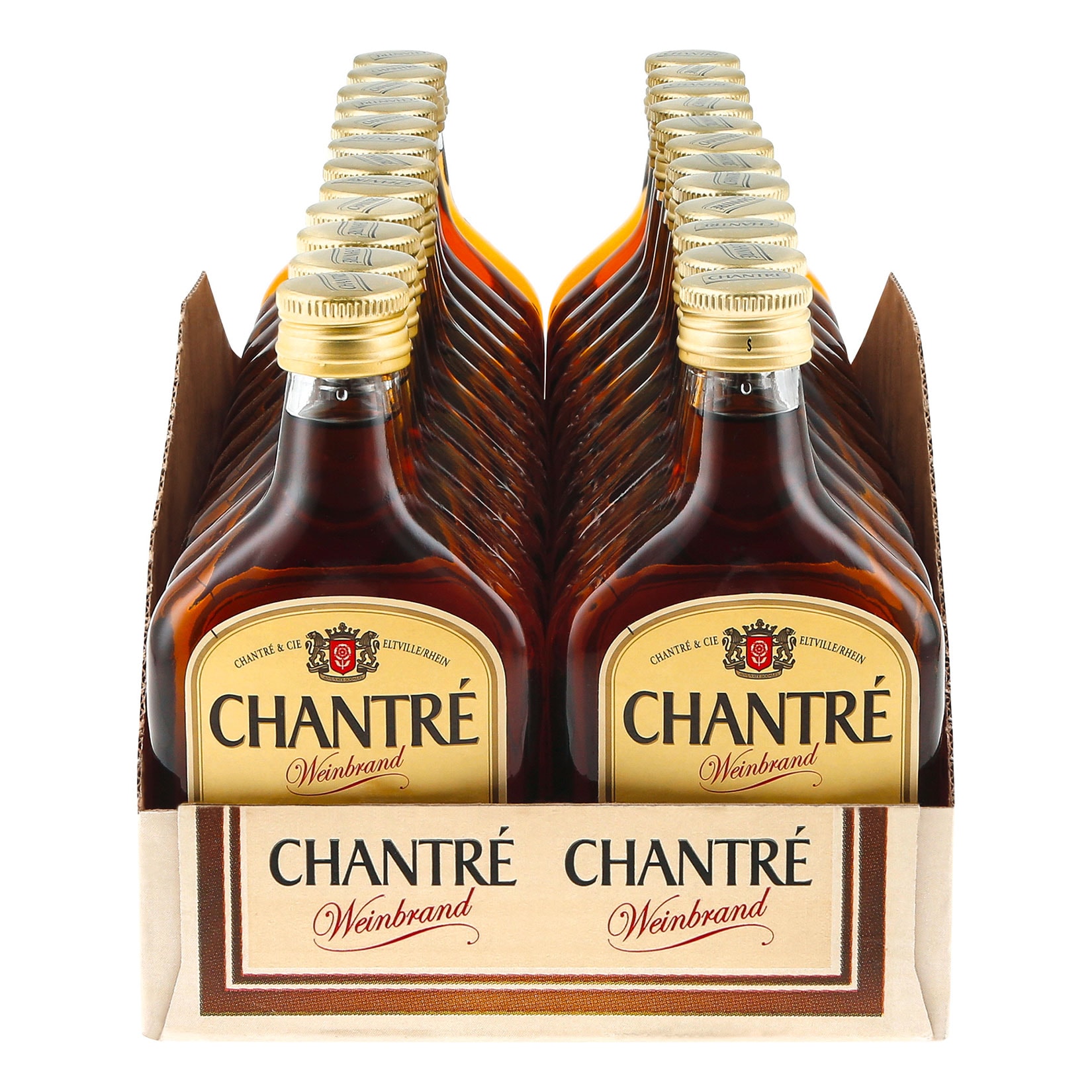 Chantre Weinbrand 36,0 % Vol. 100 ml, 24er Pack - Bild 1