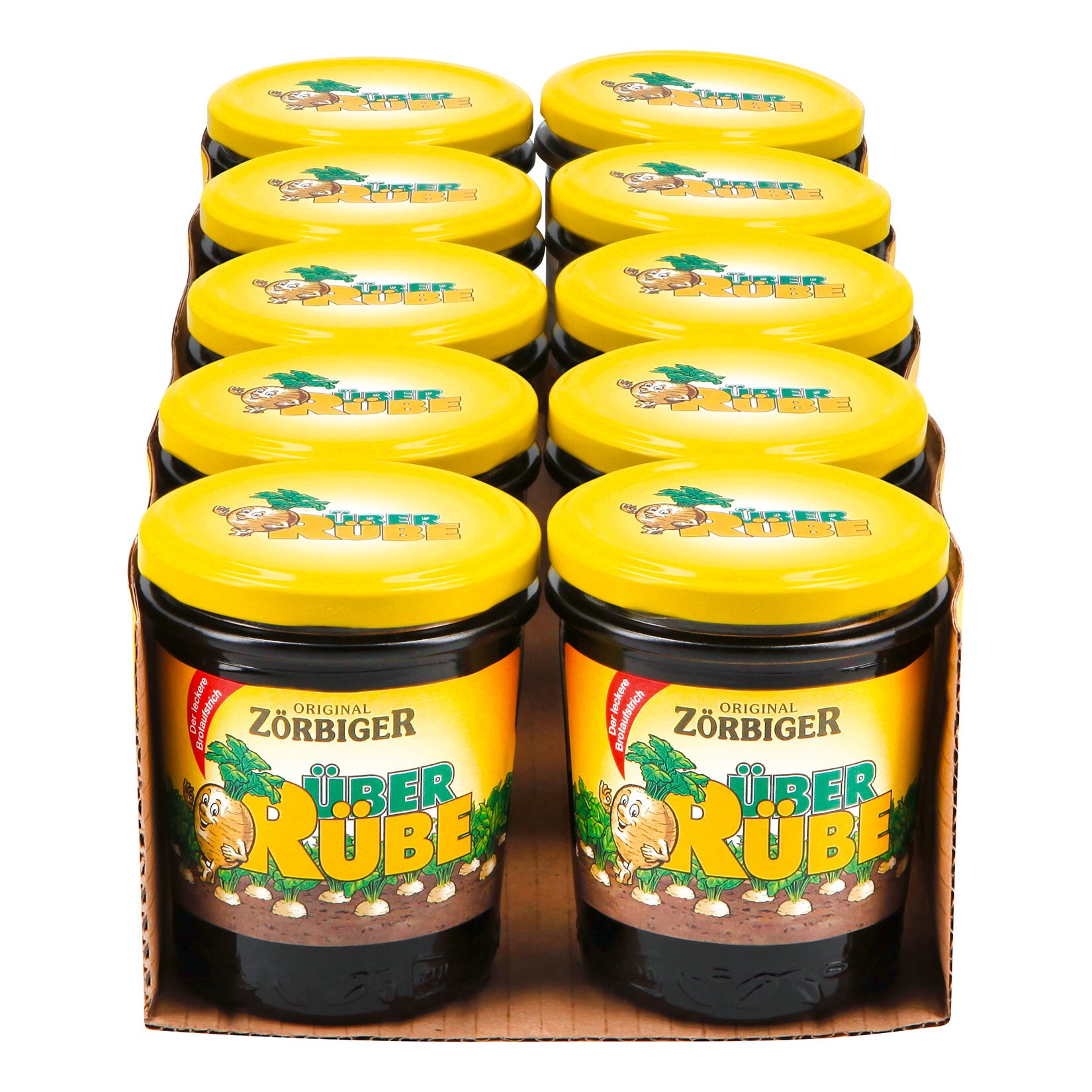 Z&ouml;rbiger &Uuml;berr&uuml;be Zuckerr&uuml;bensirup 350 g, 10er Pack - Bild 1