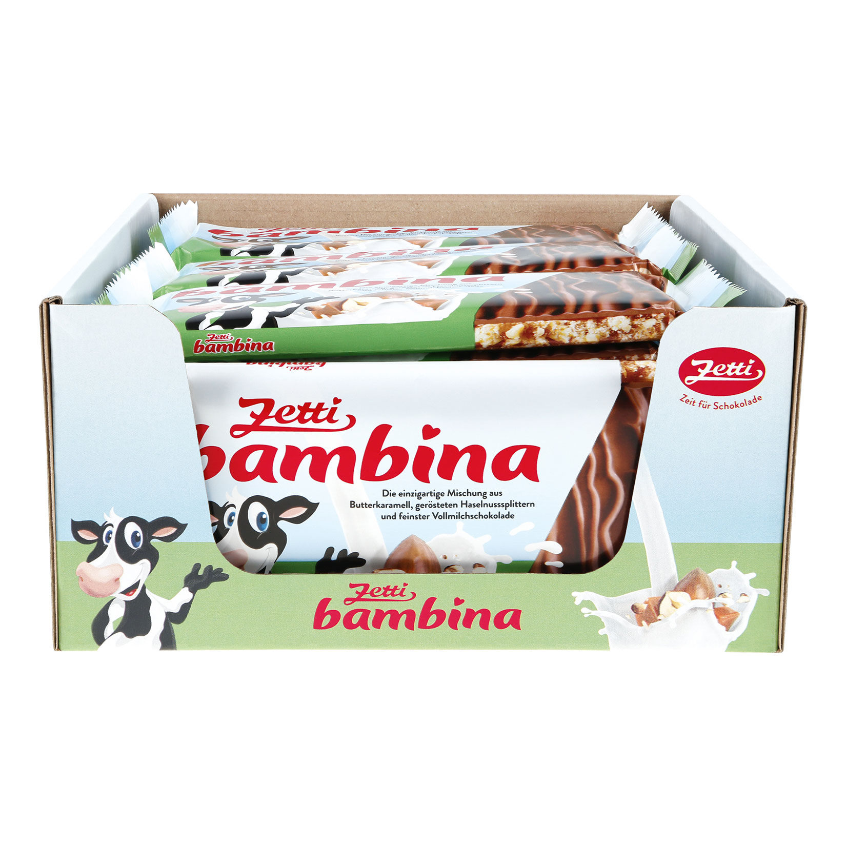 Zetti Bambina Schokolade 100 g, 24er Pack - Bild 1