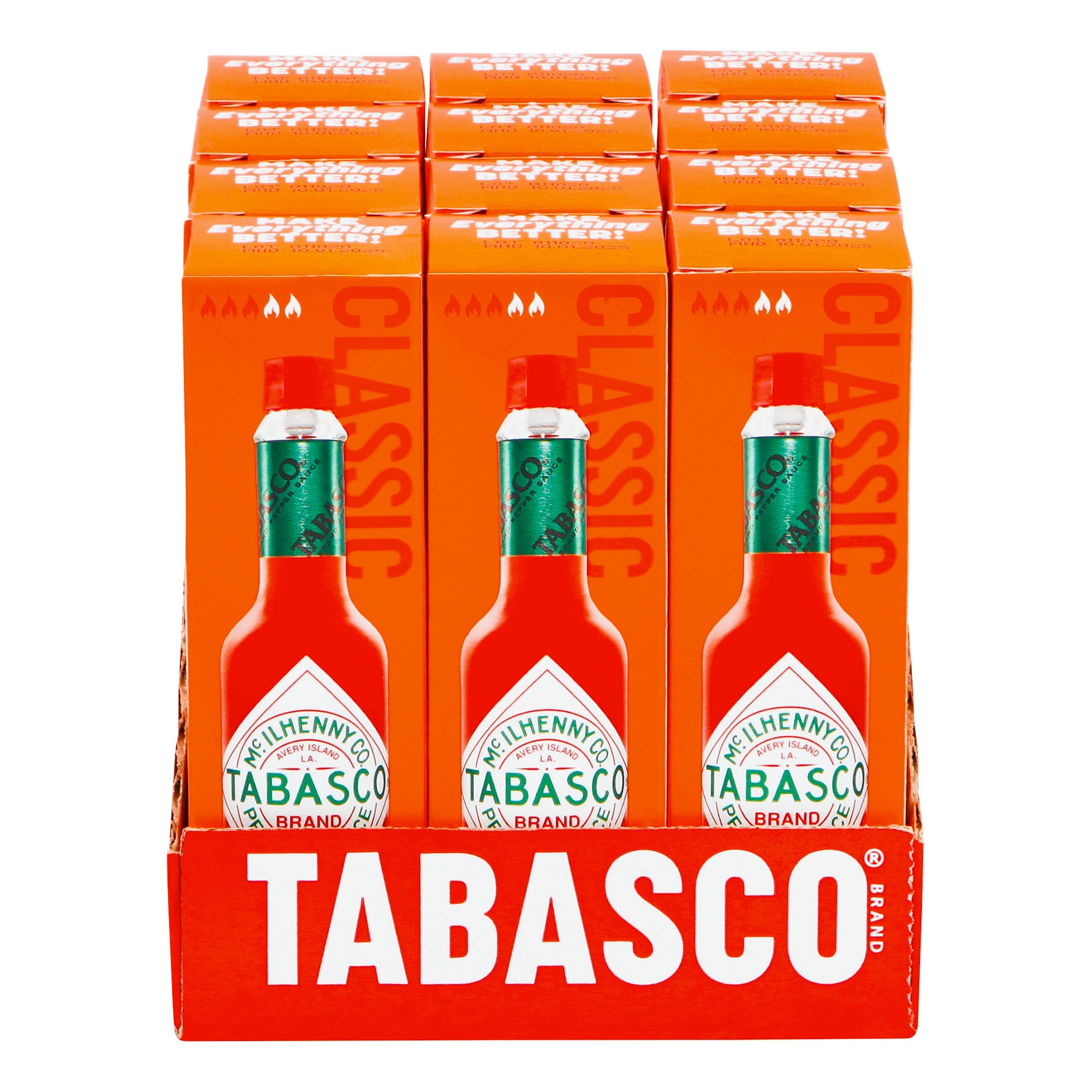 Tabasco Sauce rote Pfeffersauce 60 ml, 12er Pack - Bild 1