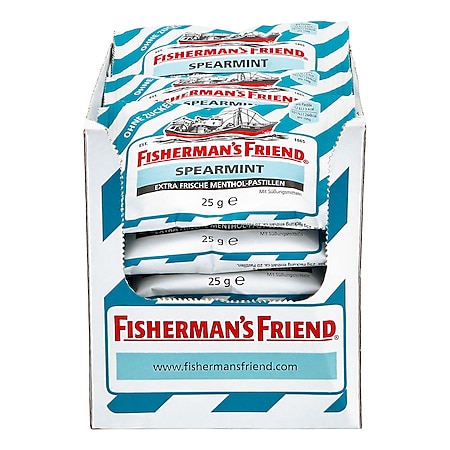 Fishermans Friend Spearemint ohne Zucker 25 g, 24er Pack - Bild 1