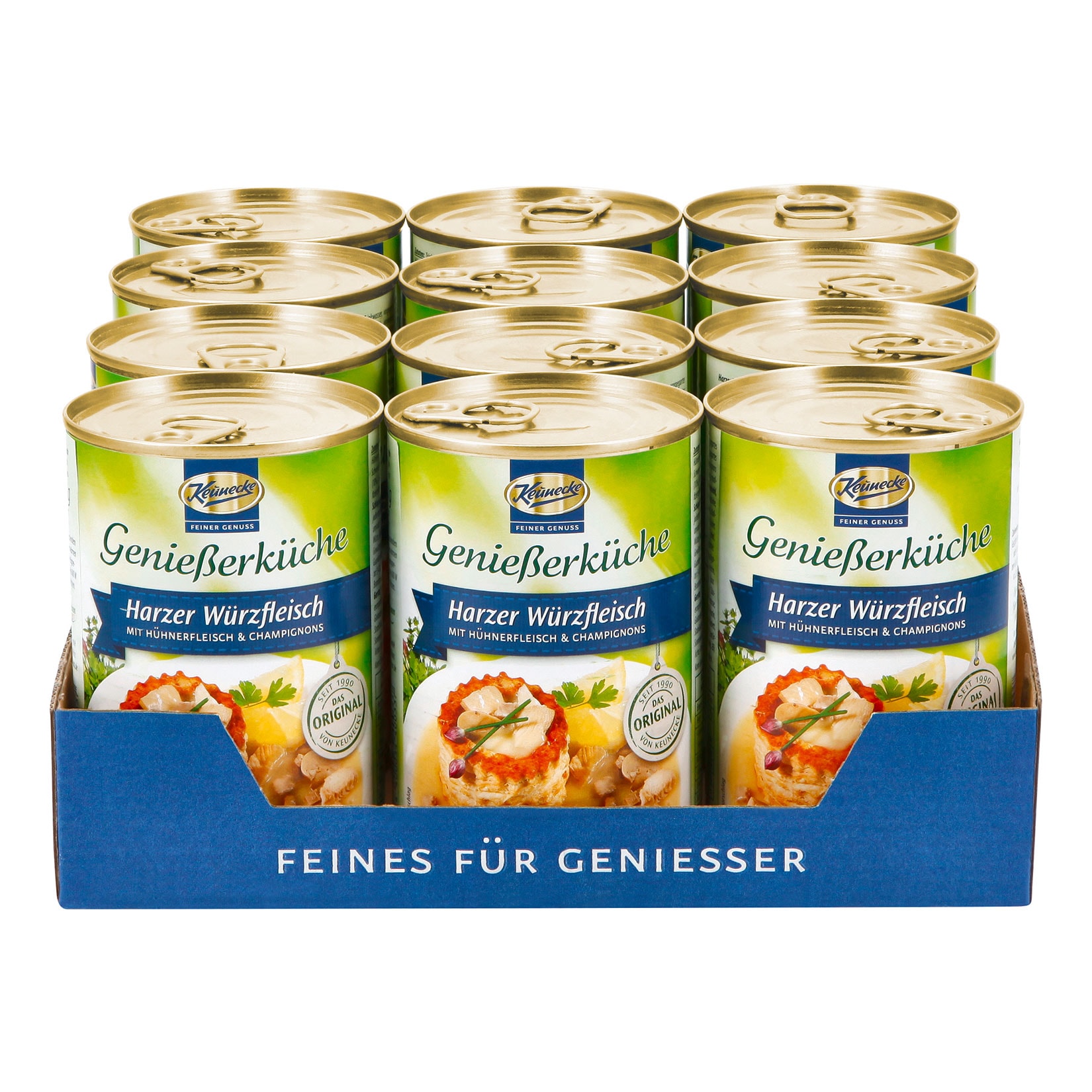 Keunecke Harzer W&uuml;rzfleisch 400 g, 12er Pack - Bild 1