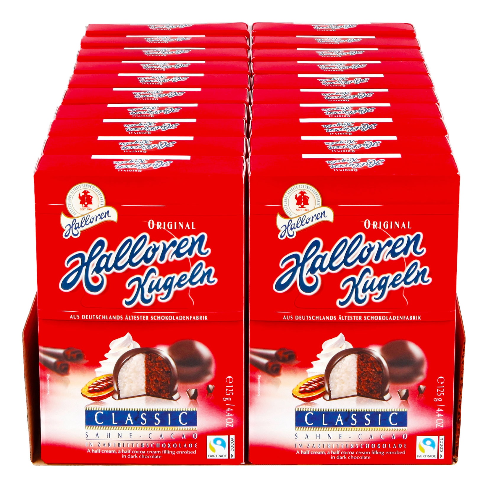 Halloren Original Halloren-Kugeln 125 g, 20er Pack