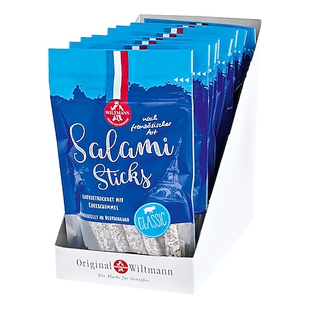 Wiltmann Salami Sticks classic 100 g, 8er Pack - Bild 1