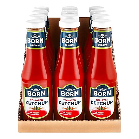Born Tomaten Ketchup 450 ml, 12er Pack - Bild 1