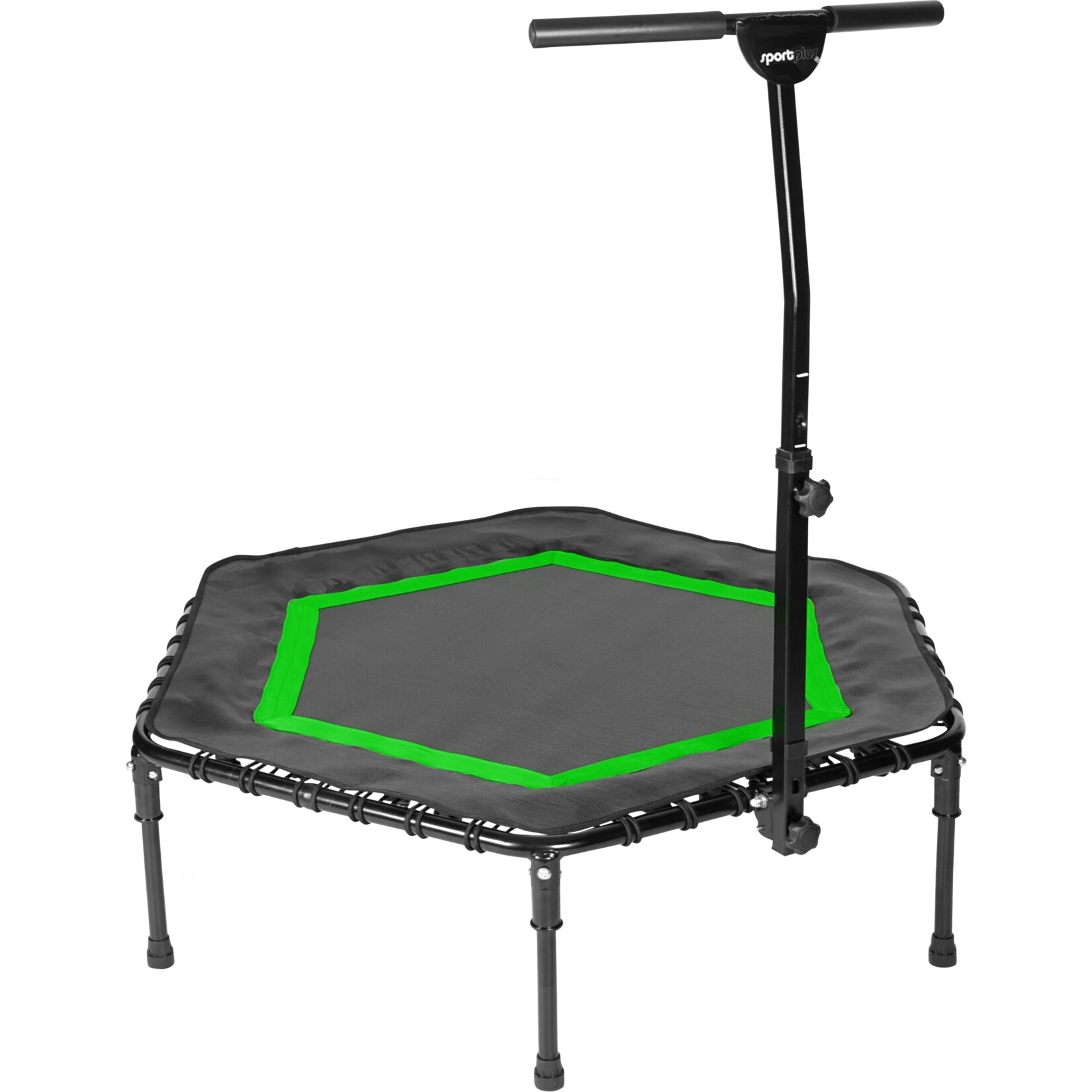SPORTPLUS Fitness Trampoline mit patentiertem Klappmechanismus SP-T-111F-Grün | 04048268109970