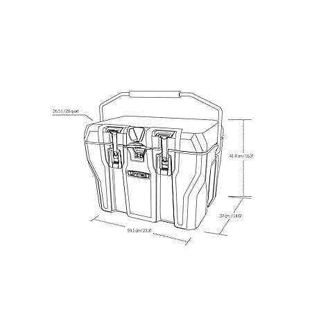 Lifetime Kühlbox 26,5 Liter Volumen grau online kaufen bei Netto