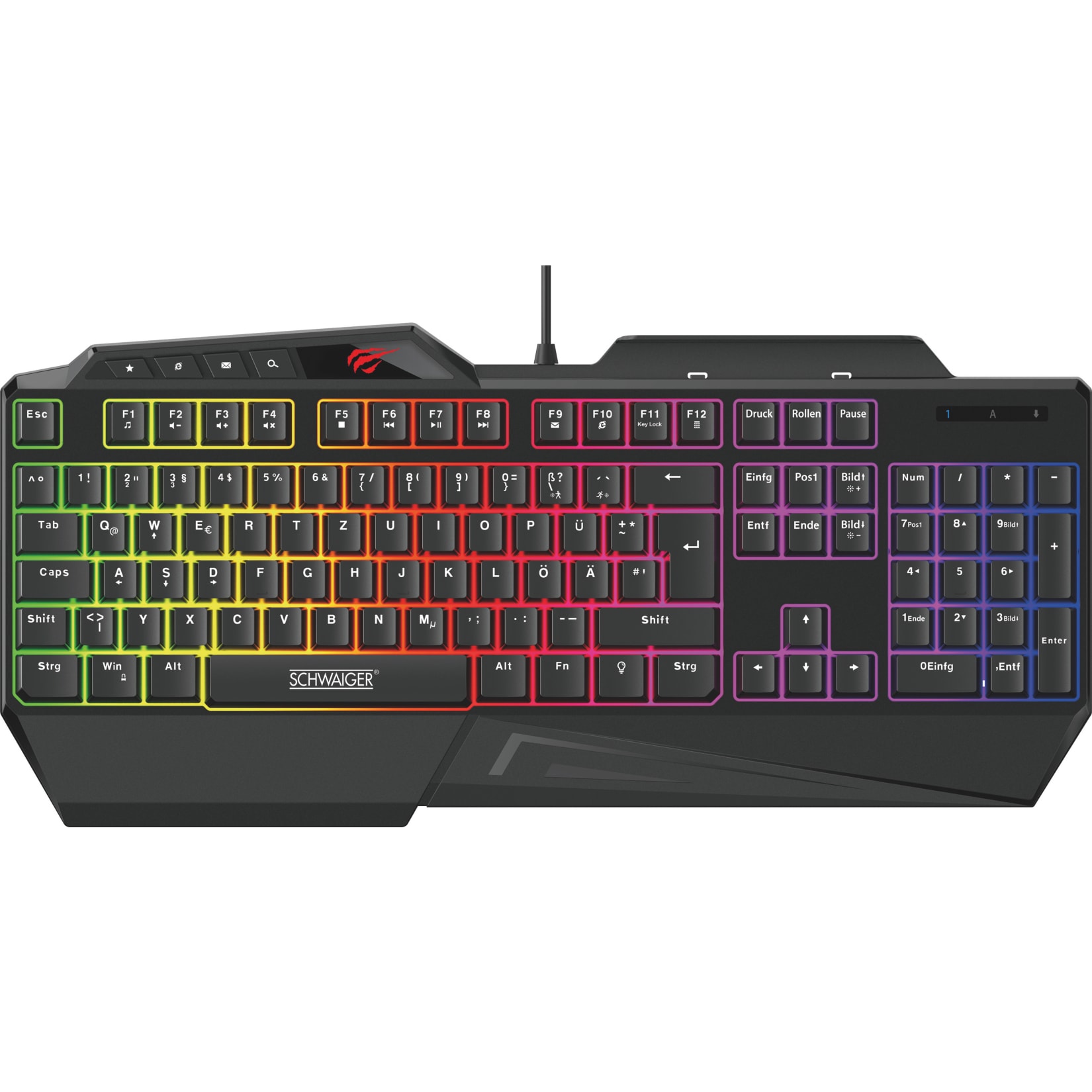 Schwaiger Gaming Tastatur GT108 - Bild 1