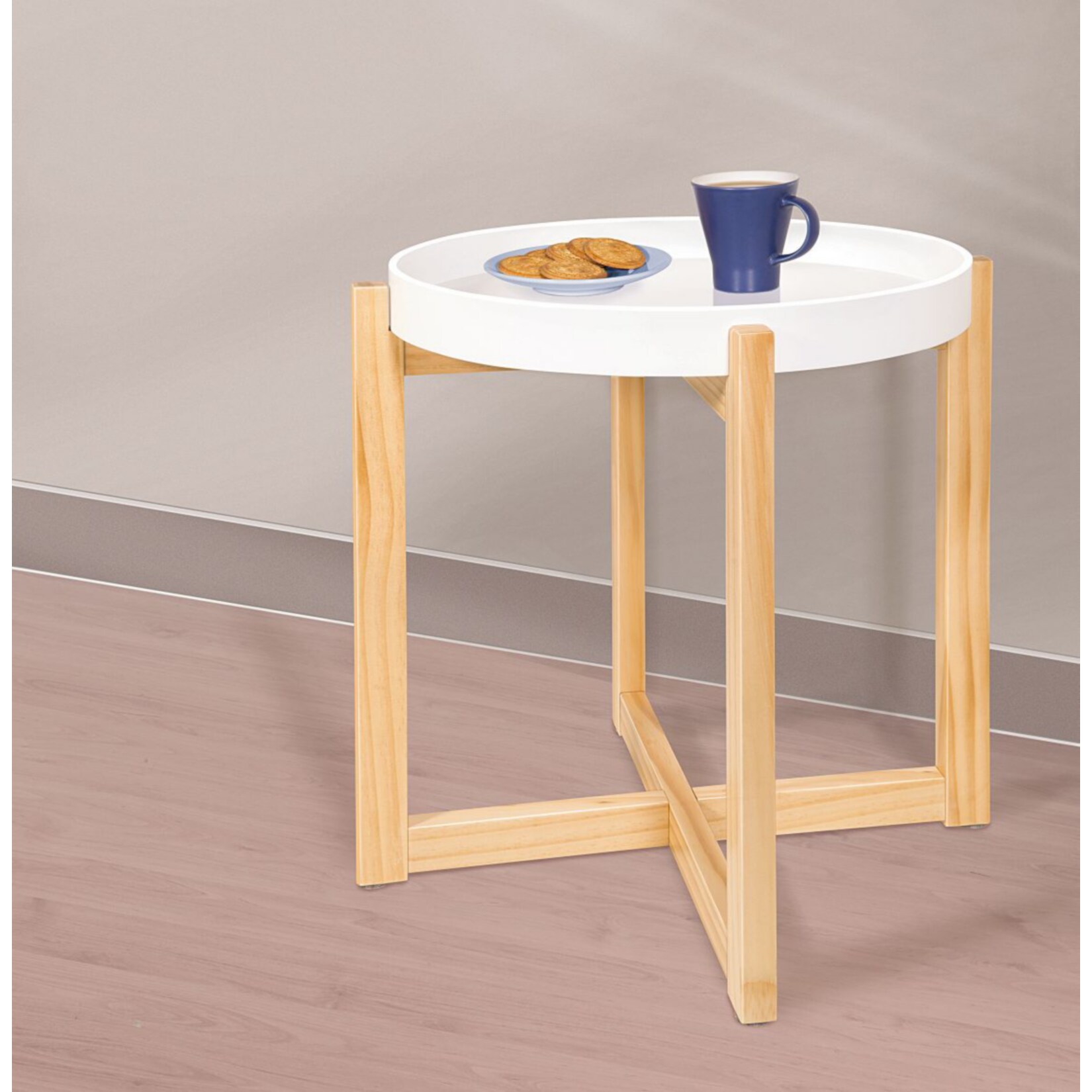 Beistelltisch mit Tablett - Bild 1